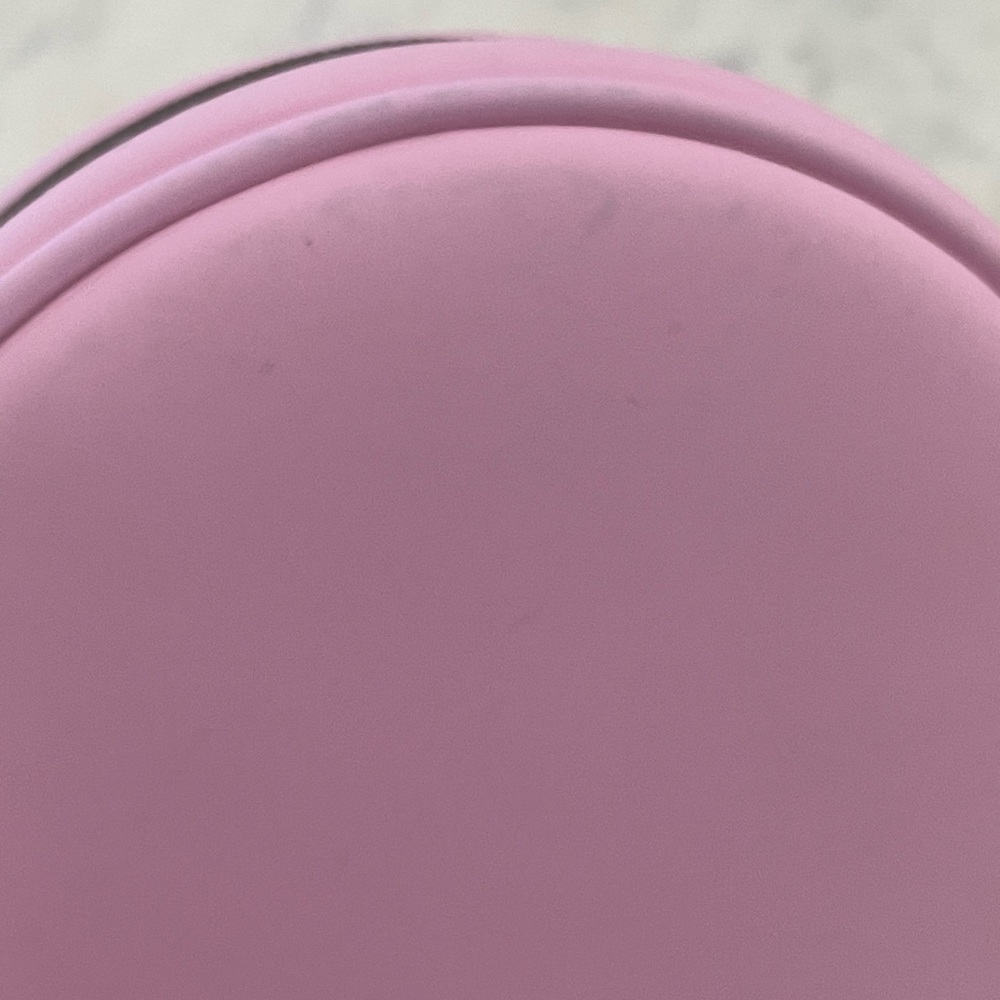 Dior Round Cosmetic Perfume Makeup Bag Pouch Pink Jewelry Travel Case Bag 5” W - Picture 8 of 13